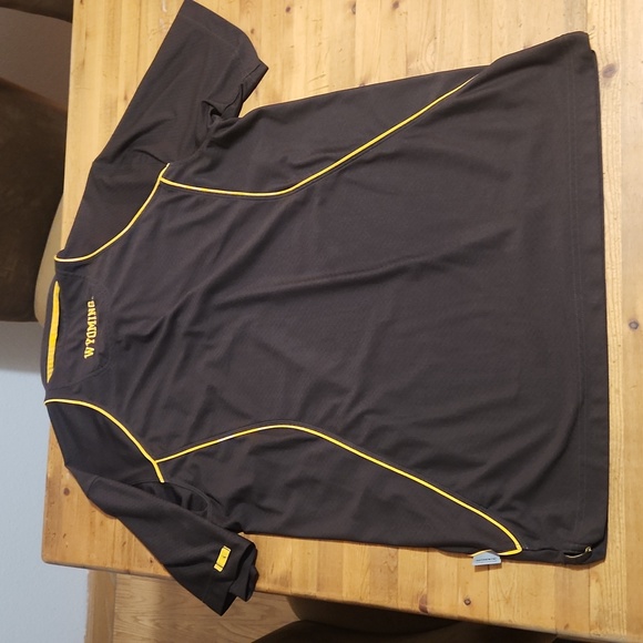 University of Wyoming Cowboys 🤠 Nike Dri-Fit Large Polo Shirt EUC - Picture 5 of 6